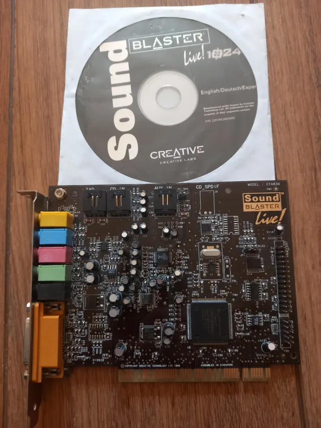 Tarjeta Sonido Creative Sound Blaster Live! CT4830