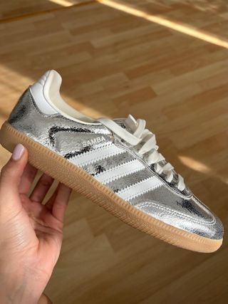Zapatillas Adidas Samba Plata