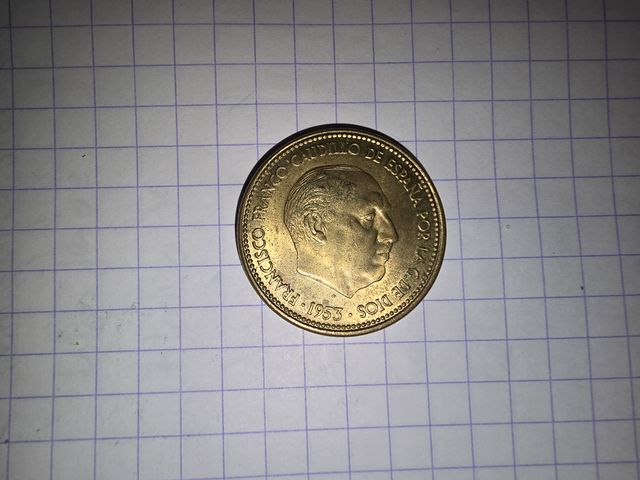 Moneda 2,5 Pesetas 1953 Estrella 54