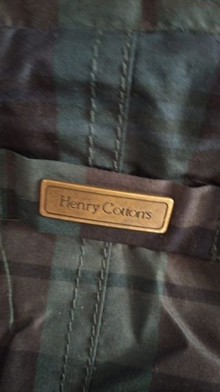 Giubbotto uomo Henry Cotton cotone e poliestere