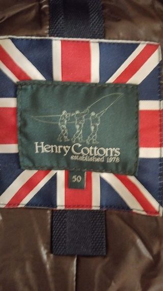 Giubbotto uomo Henry Cotton cotone e poliestere