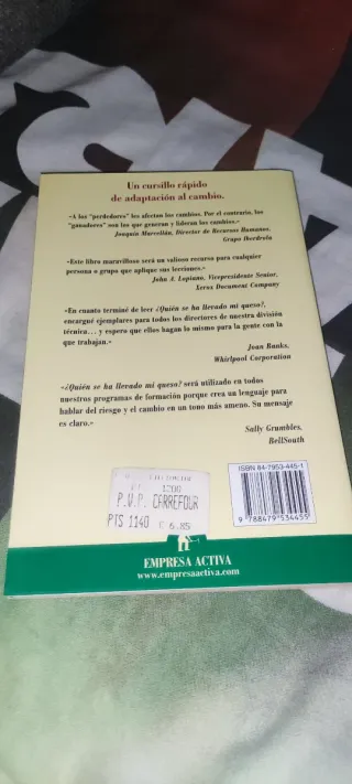 ¿Quién se ha llevado mi queso?: cómo adaptarse ...