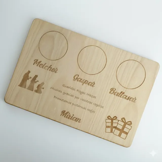 Bandeja Reyes Magos Personalizada