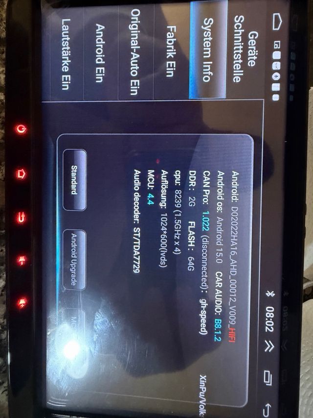 Radio Coche Erisin 9 Android 8-Core 2GB+64GB