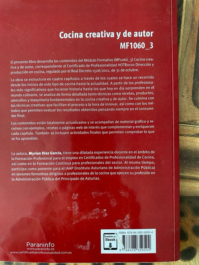 Cocina creativa y de autor