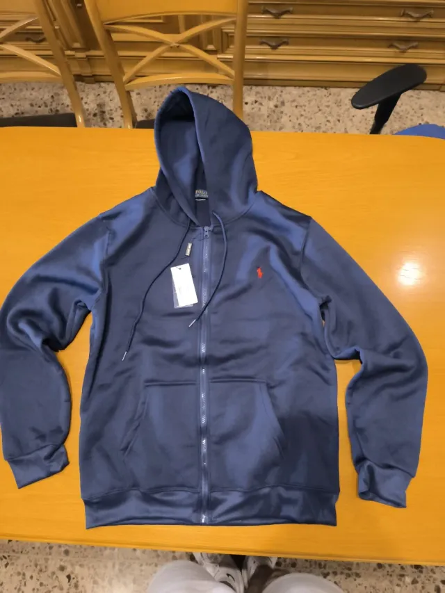 Sudadera Polo Ralph Lauren Azul con Cremallera