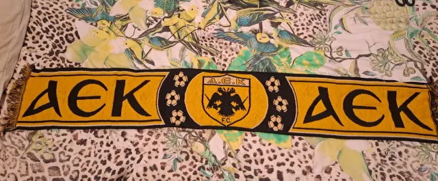 Bufanda AEK Atenas Fútbol Años 90