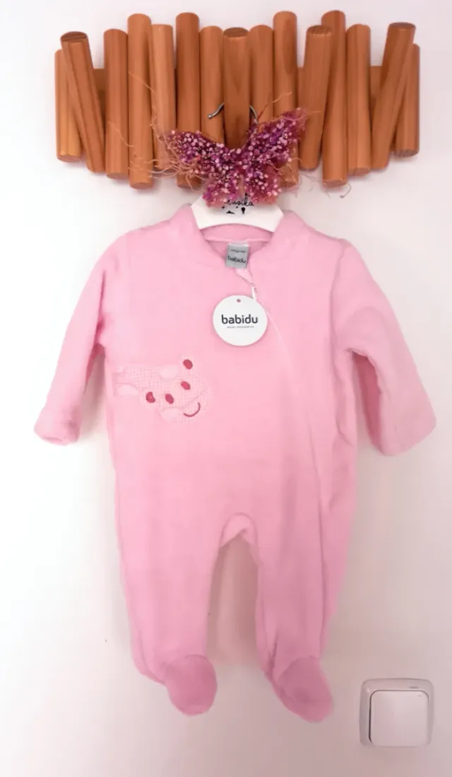 Pijamita Babidu Rosa 3 Meses Nuevo