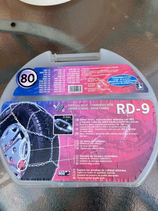 Cadenas Nieve RD-9 210/65-365 9mm ABS