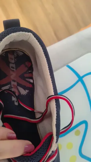 Zapatillas Dunlop Azul y Rojo