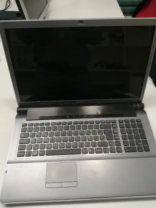 Ordenador portátil Sony Vaio gris/plateado