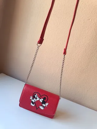 Bolso pintado a mano Minnie y Mickey