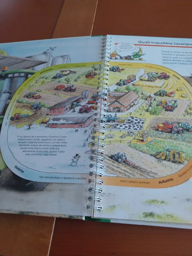 Macchine al lavoro nella fattoria