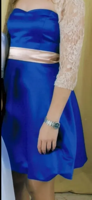 Vestido azul de fiesta
