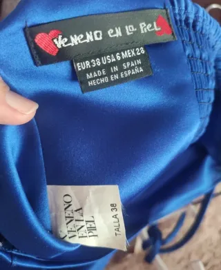 Vestido azul de fiesta