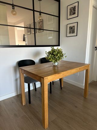 Mesa comedor Kave Home ISBEL, extensible madera