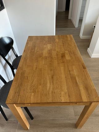 Mesa comedor Kave Home ISBEL, extensible madera