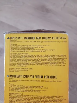 Mochila Portabebés Jane