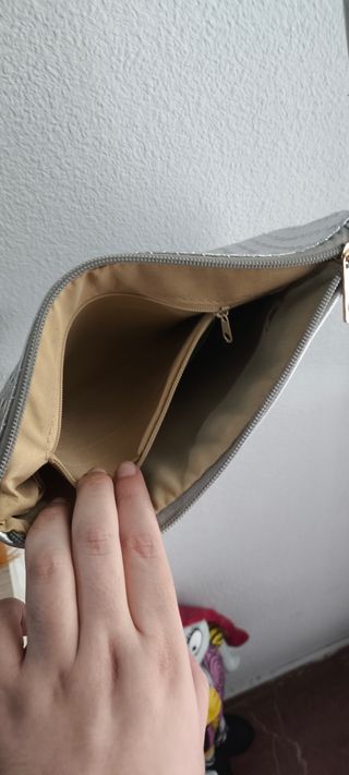 Bolso de fiesta plateado