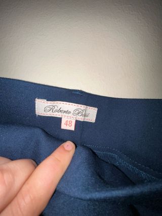 Pantalón vestir Roberto Bassi azul