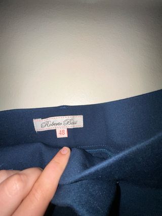 Pantalón vestir Roberto Bassi azul