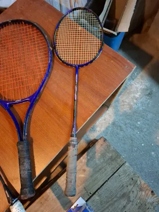 Raquetas Tenis, Bádminton y padel.