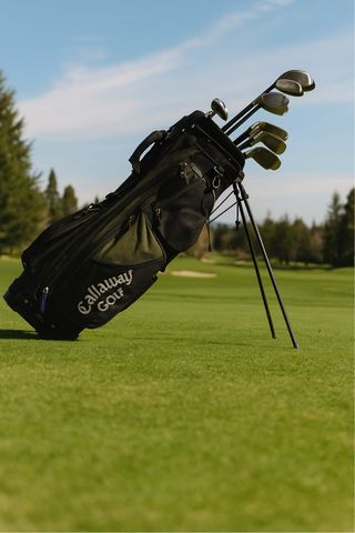 Bolsa de golf Callaway con palos. Regalo bolsa.