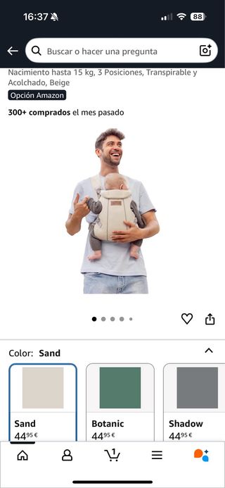 Mochila Portabebés Jane Dual