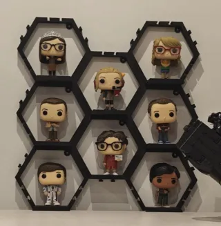 Soporte Pared Hexagonal Funko Pop