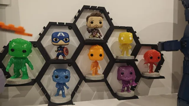 Soporte Pared Hexagonal Funko Pop
