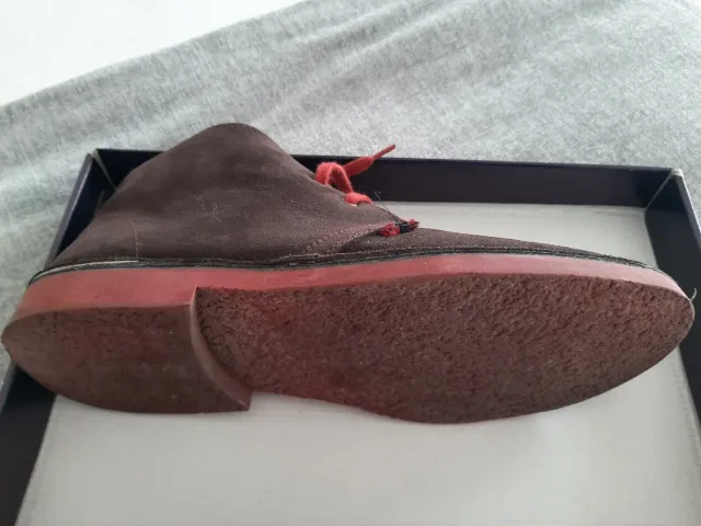 Botines ante marrón talla 42