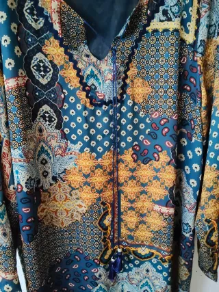 Vestido estampado talla 52