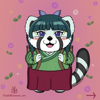 Portachiavi/adesivo Maomao The Apothecary Diaries