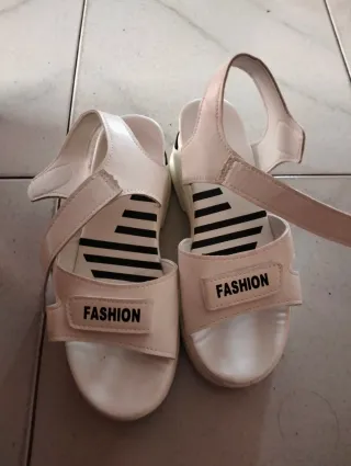 Sandali bianchi estivi donna FASHION