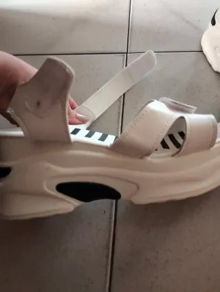 Sandali bianchi estivi donna FASHION