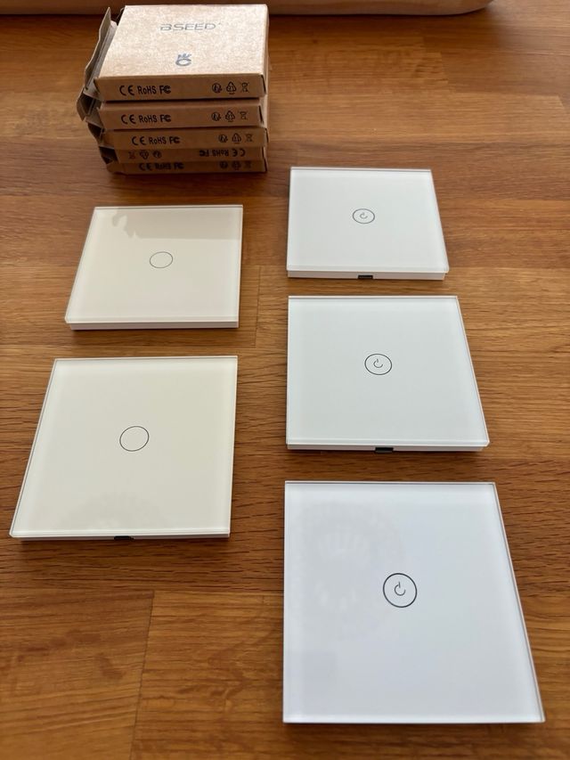 Panel Pulsador Bseed cristal (5 unidades)