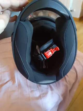 Casco de moto negro Shark