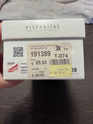 Zapatos Hispanitas Talla 38 Un Uso