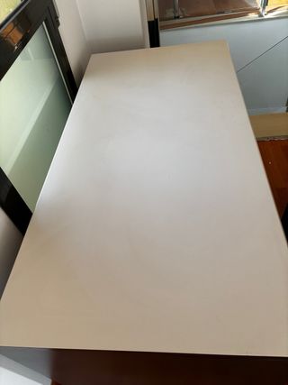 Escritorios Galo Ben gris y blanco