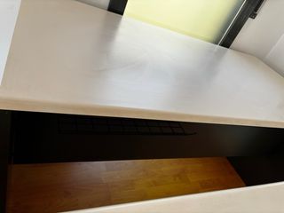 Escritorios Galo Ben gris y blanco