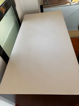 Escritorios Galo Ben gris y blanco