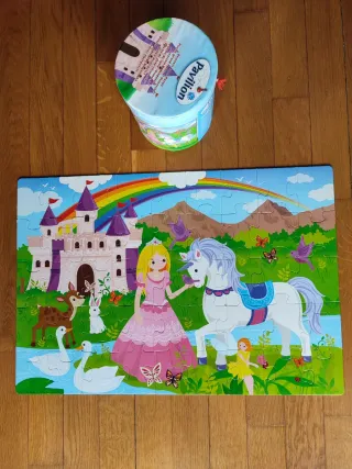 Puzzle de suelo Princesas