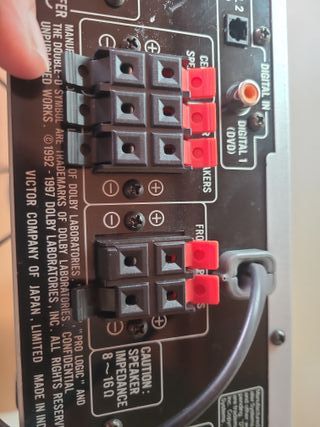 Receptor JVC Home Cinema Gris