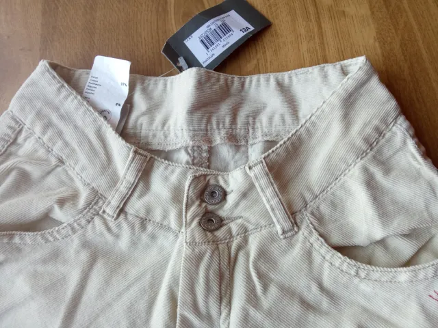 Pantalón micropana arena IKKS nuevo con etiqueta