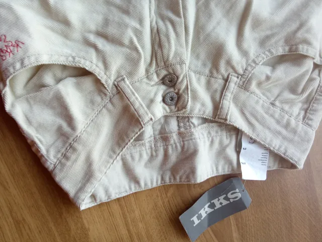 Pantalón micropana arena IKKS nuevo con etiqueta