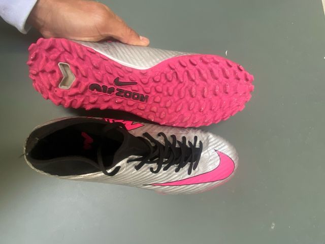 Nike Mercurial Turf Rosa/Plata
