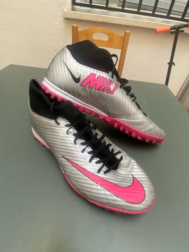 Nike Mercurial Turf Rosa/Plata