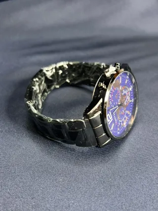 Orologio Geneva Quarzo Full Metal Grigio