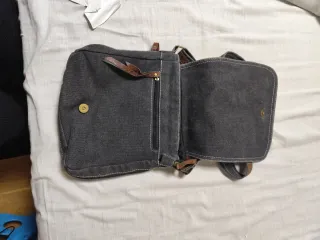 Bolso bandolera negro y marrón