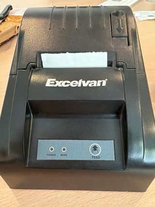 Impresora Tickets y Escáner Códigos Barras